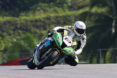 Bryan Staring macht auf der Evo-Kawasaki eine ganz gute Figur