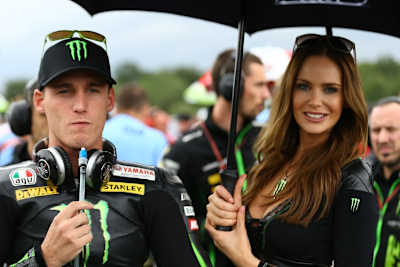 Pol Espargaro (links): Auch 2015 in Monster-Farben