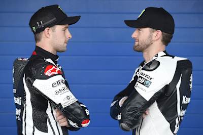 Zurzeit findet zwischen Jonathan Rea (li) und Tom Sykes (re) kein Duell statt - zu dominant ist der Kawasaki-Neuzugang
