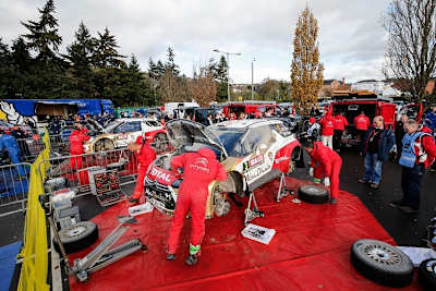 Citroën-Service beim Finale in Wales