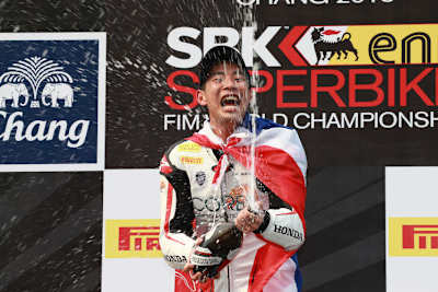 Ratthapark Wilairot liess sich auf dem Podium feiern