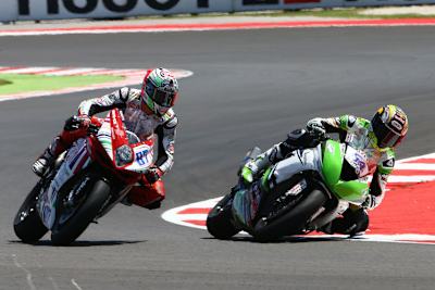 In der letzten Runde verlor Kenan Sofuoglu das Podium an Zanetti