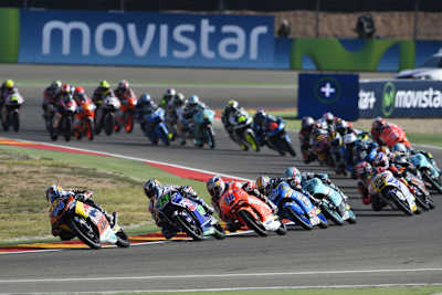 Das Starterfeld der Moto3 ist 2016 mit 34 Piloten wieder gut gefüllt