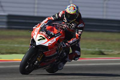 Chaz Davies war mit dem Test in Aragon sehr zufrieden