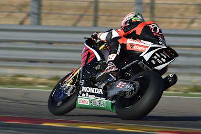 Nicky Hayden fuhr am Mittwoch die schnellste Zeit beim Superbike-Test