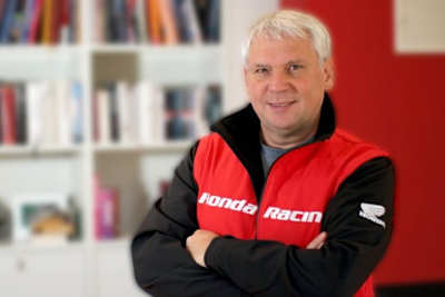 Matthias Moser freut sich über den Aufstieg in die Superbike-WM mit Honda