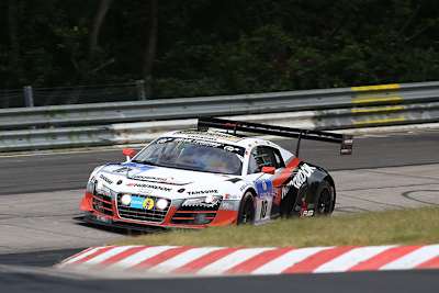 Prosperia-Audi war das schnellste Fahrzeug am Freitagmorgen