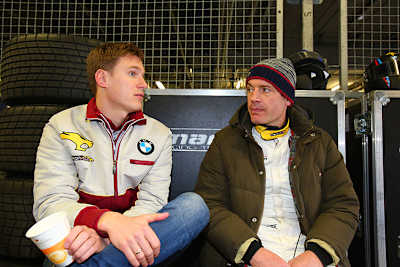 Neu im BMW Fahreraufgebot, Richard Westbrook (re.) neben Nicky Catsburg (li.)