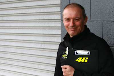 Luca Cadalora arbeitet seit 2016 mit Valentino Rossi zusammen