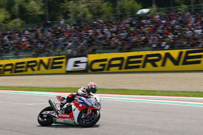 Nicky Hayden konnte das Meeting in Imola nicht genießen