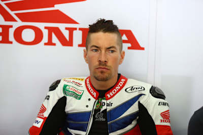 Frust bei Nicky Hayden: Statt eine Top-Platzierung sah der Honda-Pilot nur als Achter das Ziel