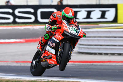 Davide Giugliano holte für Ducati in Misano die Kohlen aus dem Feuer