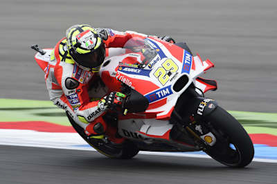 Andrea Iannone hat nichts von seinem neunten Startplatz