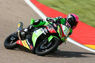 Scott Deroue gewann das Debüt der Supersport-WM 300