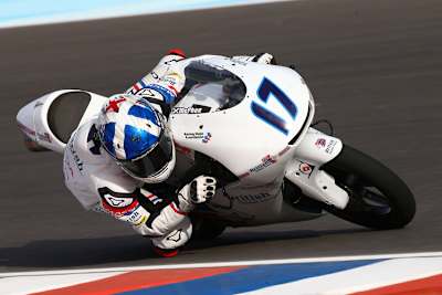 John McPhee auf der Honda des British Talent Team