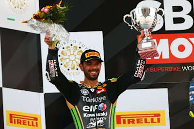 Am Ende konnte sich Kenan Sofuoglu auch über Platz 2 freuen