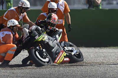 Über dem Limit: Johann Zarco stürzte am Samstag