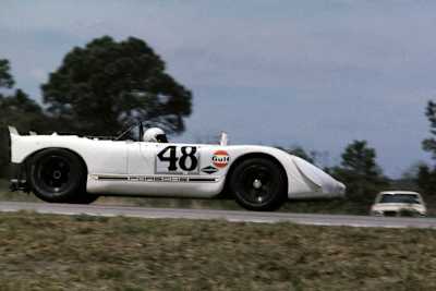 Steve McQueen im Porsche 908/2 in Sebring 1970