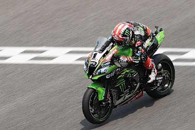 Jonathan Rea fuhr erst ganz zum Schluss eine schnelle Runde