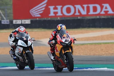 Am Ende konnte Jake Gagne (45) Loris Baz (76) nicht hinter sich halten