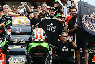 Jonathan Rea feierte seinen 60. Laufsieg