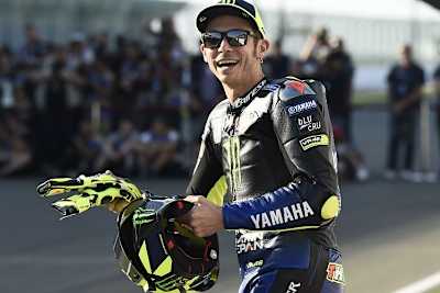 Valentino Rossi will ein Rennfahrer bleiben