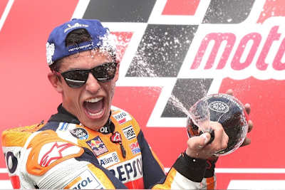 Marc Márquez in Feierlaune