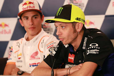 Marc Márquez und Valentino Rossi