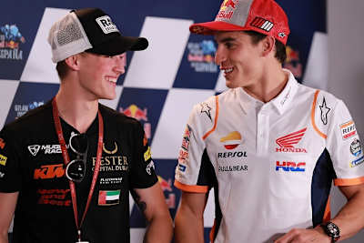 Jaume Masia mit Marc Márquez