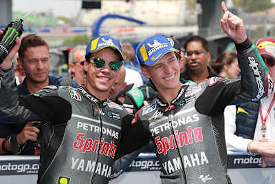 Morbidelli und Quartararo freuten sich in Jerez über die erste Startreihe