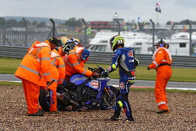 Das Rennen konnte Sandro Cartese nach Highsider nicht fortsetzen