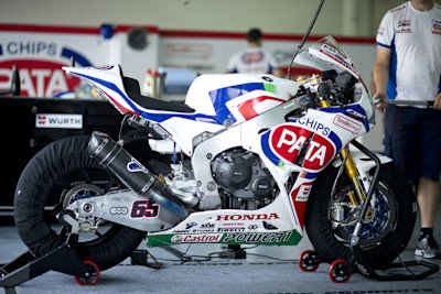 Die Honda Fireblade von Leon Haslam bekommt eine neue Motor-Ausbaustufe