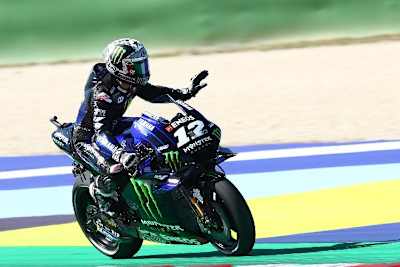 Maverick Vinales führte die Yamaha-Armada in Misano an