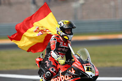 Alvaro Bautista auf der Ducati Panigale V4R