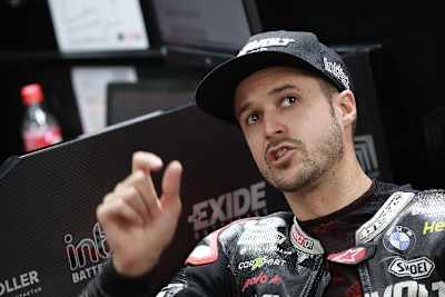 So knapp war Tom Lüthi vor einem Sturz