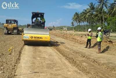 Die Arbeiten an der Rennstrecke sollen im Plan sein