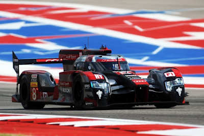 Der Audi R18 von Lucas di Grassi, Loïc Duval und Oliver Jarvis
