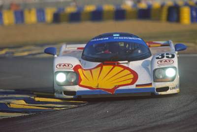 Platz drei vor den Dauer-Porsche von Stuck/Boutsen/Sullivan in Le Mans