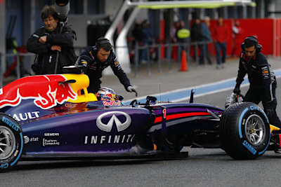 Für Sebastian Vettel war früh Feierabend