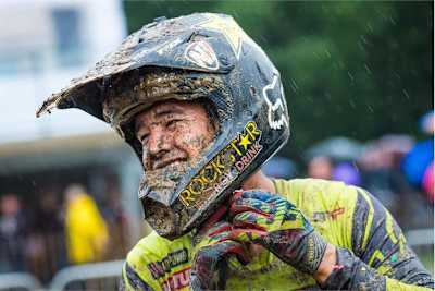 Vor der Feier gönnte sich Glenn Coldenhoff sicher eine Dusche