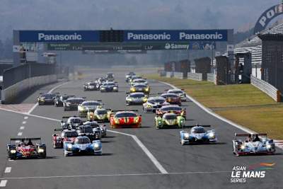 Bei den Rennen der Asian Le Mans sind die Startfelder inzwischen gut gefüllt