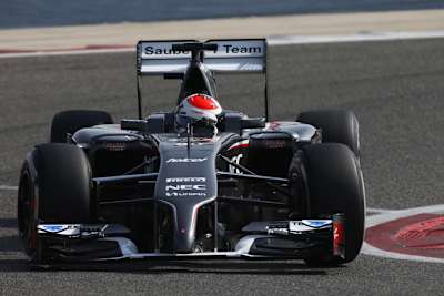 Adrian Sutil im Sauber kommt langsam in Schwung