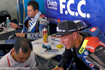 Domi Aegerter in der F.C:C.-Box