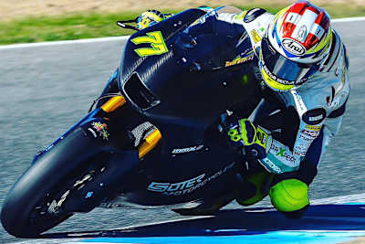 Aegerter auf der 2017er-Suter in Jerez