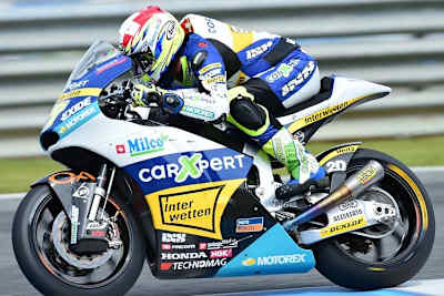 Dominique Aegerter auf der Kalex des Technomag-Interwetten-Teams