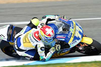 Dominique Aegerter auf seiner Kalex in Jerez