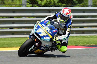 Vorjahressieger Dominique Aegerter scheint auf dem Sachsenring erneut in Höchstform zu sein