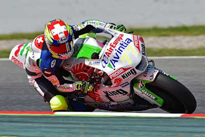 In Barcelona testete Aegerter 2014 die Avintia-Kawasaki