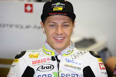 Dominique Aegerter will auf dem Sachsenring die Zähne zusammenbeißen