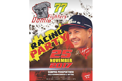 Dominique Aegerter feiert wieder seine Racing Party